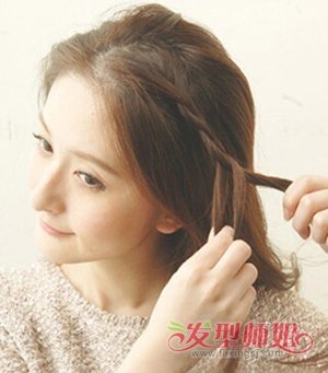 女生编简单的韩式辫子带图解 怎么编制漂亮辫子